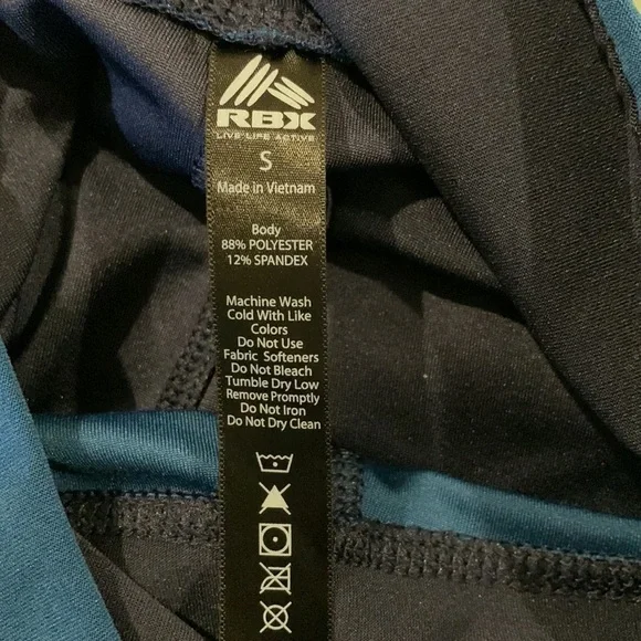 RBX Womens Legging. Nice color combo. EUC. Pocket in waist front left. Small. - Picture 4 of 7